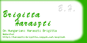 brigitta haraszti business card